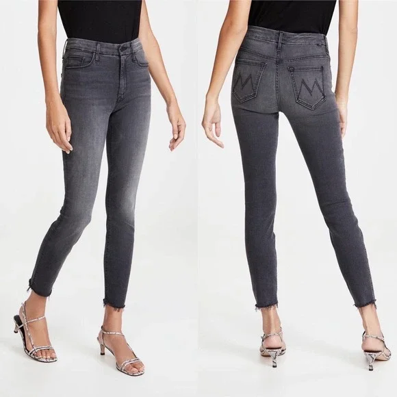 MOTHER | Jeans | Mother Size 23 High Waisted Looker Ankle Fray 